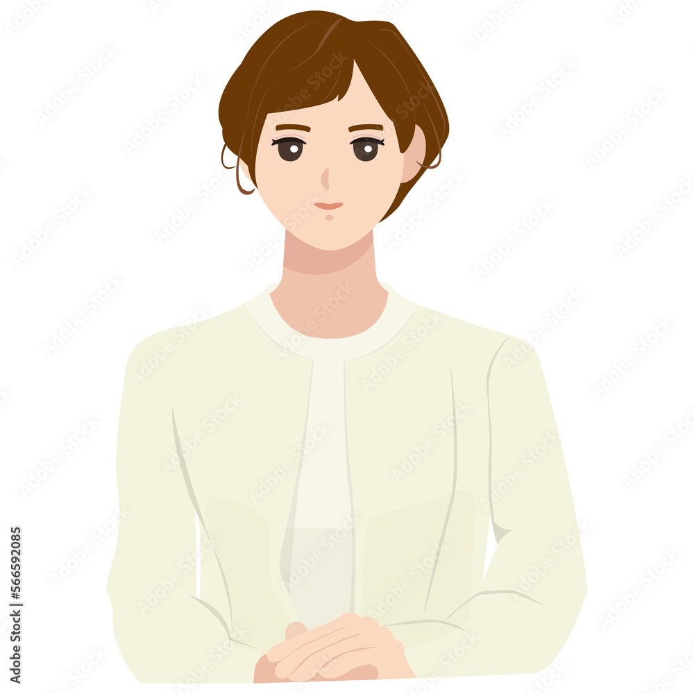 TV broadcasting presenter vector illustration. TV broadcasting presenter vector illustration.