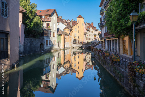 Annecy - The old town in the morning light.