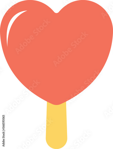 ice cream   heart and ice cream
