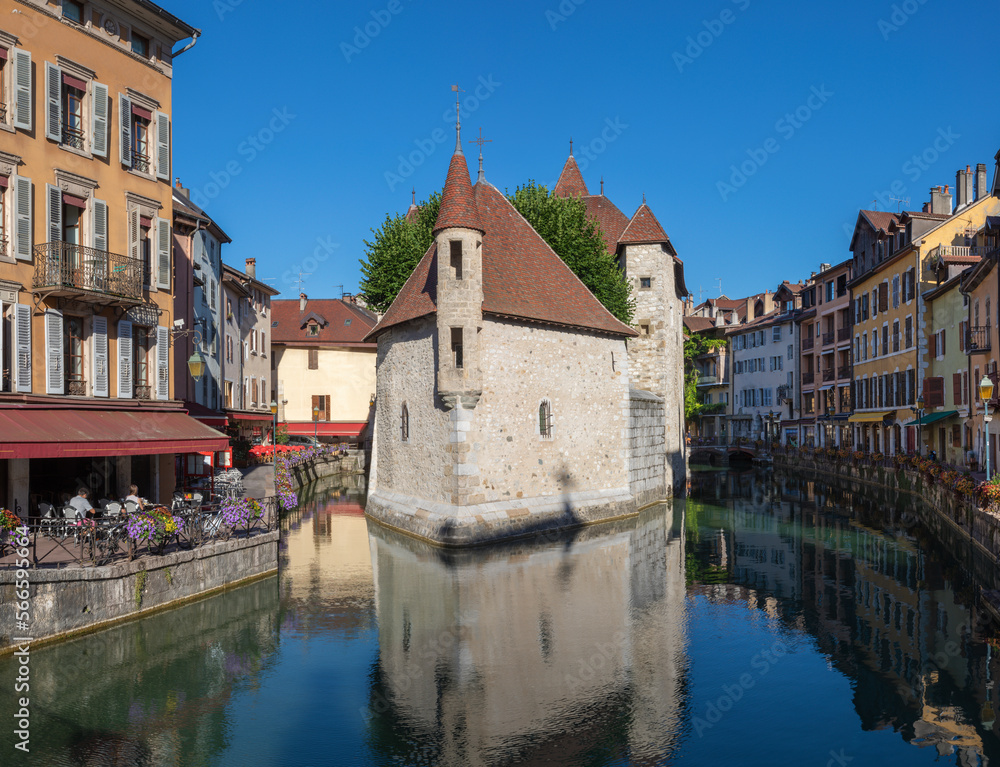 Annecy -  The old town in the morning light.
