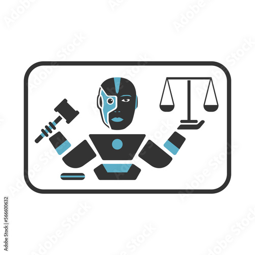 Your AI Legal Assistant,To win you have to fight efficiently and effectively. Empower yourself vector illustration.