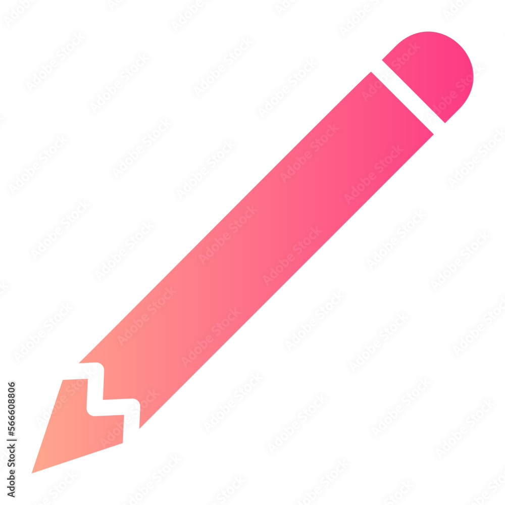 pencil gradient icon pencil gradient icon