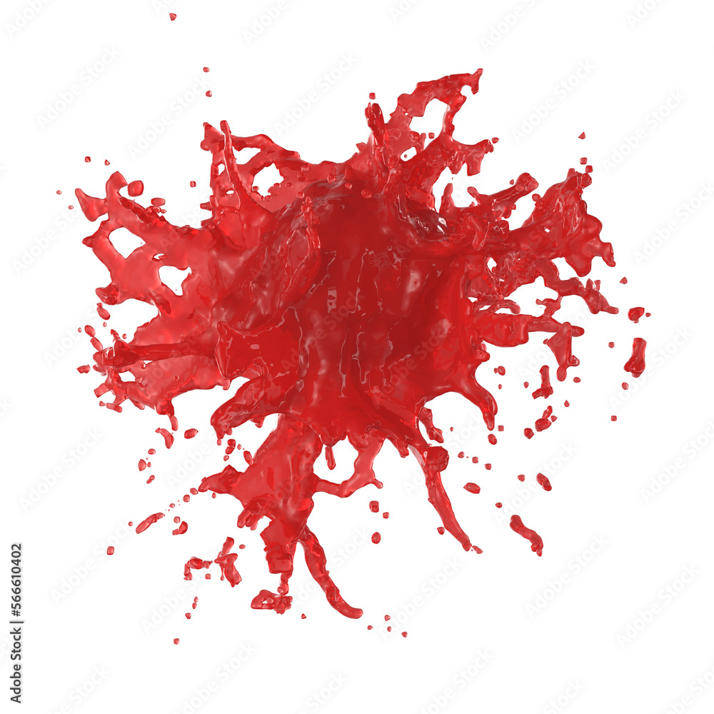 Color liquid splash isolated transparent background 3d rendering
Color liquid splash isolated transparent background 3d rendering