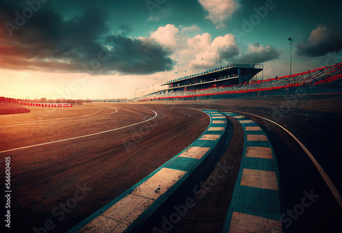 Fotografia Race track