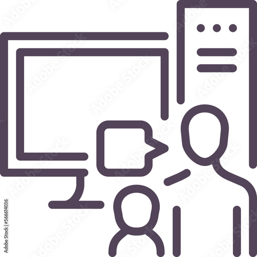 parental advisory content computer online cyber internet security digital  line outline icon