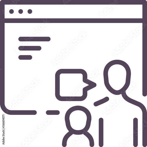 parental advisory content website online cyber internet security digital  line outline icon