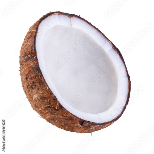 coconut isolated on alpha background.