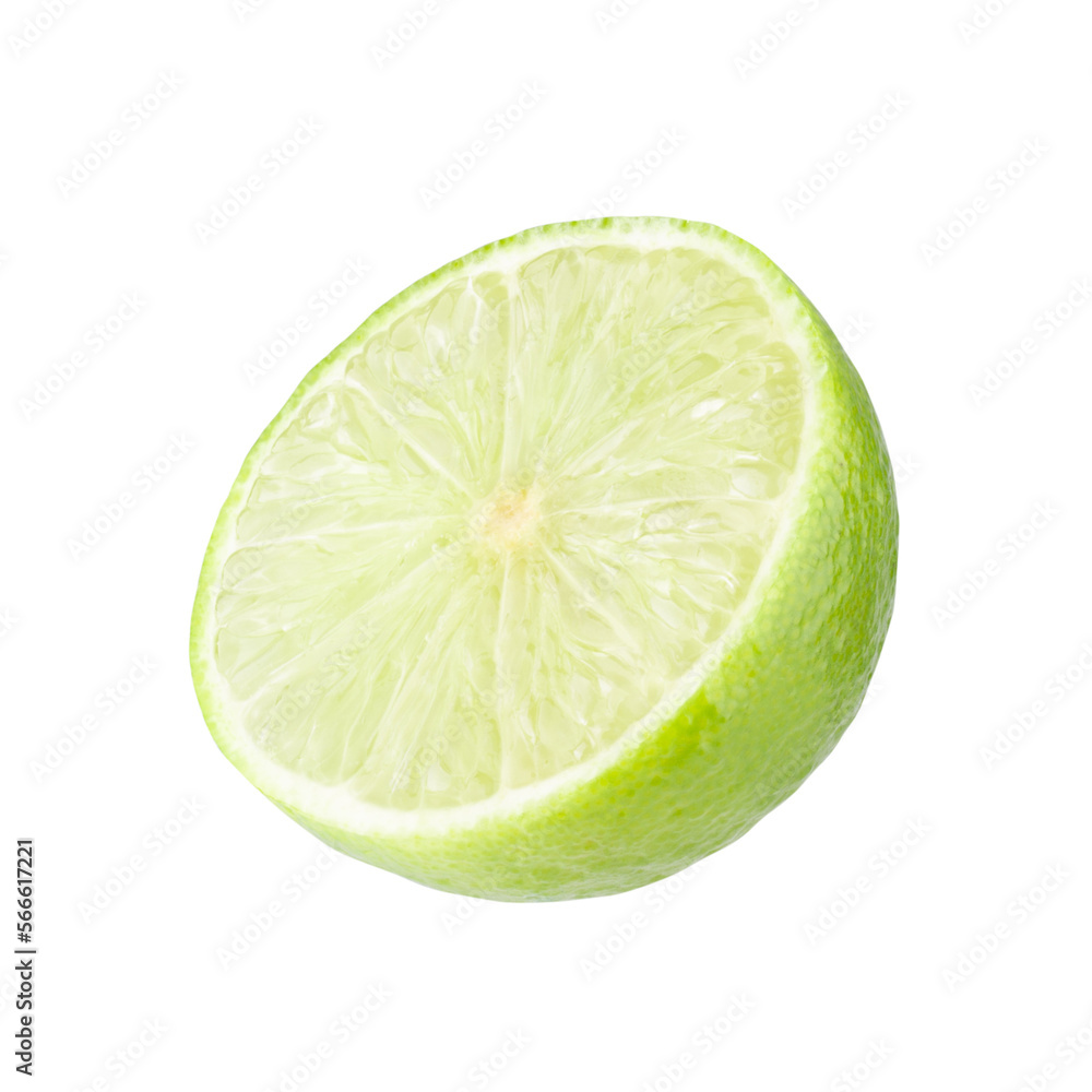Whole and sliced limes, Sour green fruit isolated on alpha background. Whole and sliced limes, Sour green fruit isolated on alpha background.