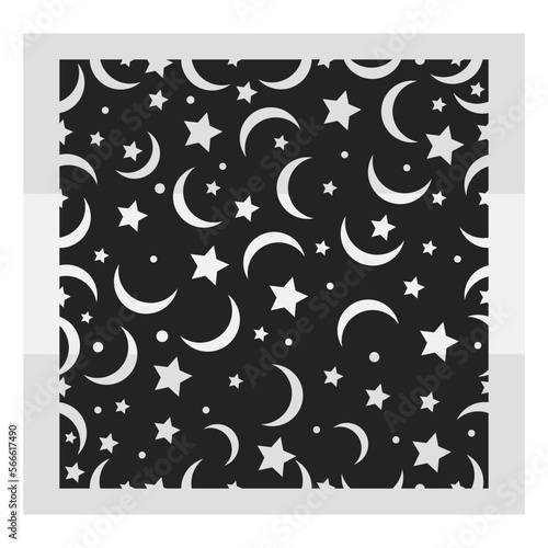 Moon Patterns, Seamless background Pattern With Moon, Moon Pattern, Moon, Seamless Pattern Svg, Pattern, Background, Seamless Vector Illustration , Pattern Vector, SVG