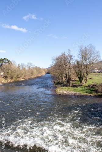 Springtime scenery around Crickhowell.