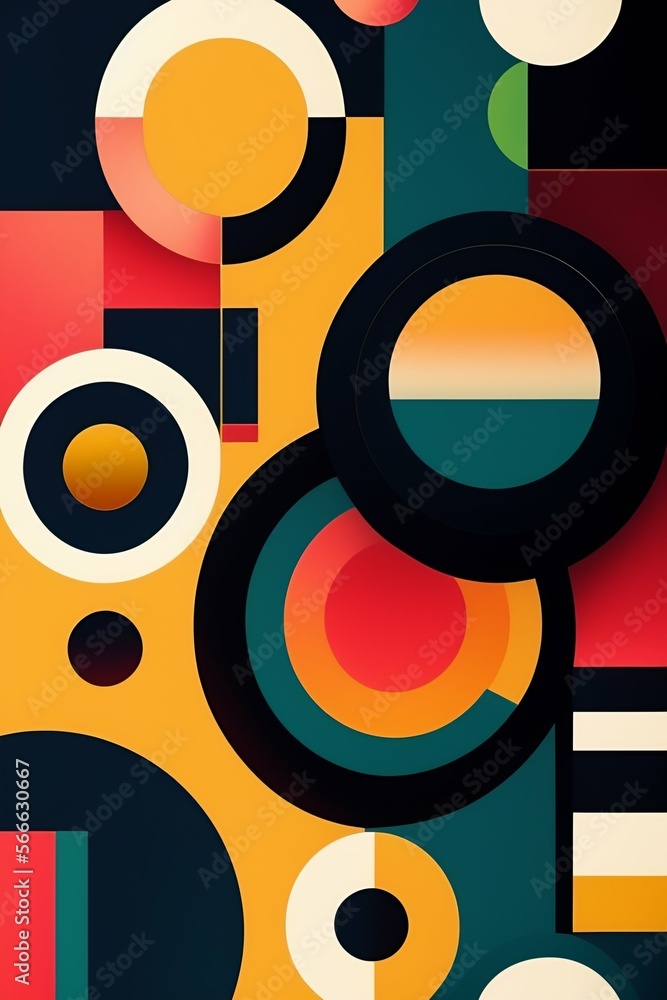 Modern Abstract Background, Backdrop, Design Element, Poster Banner or Flier With Space For Text - Generative AI