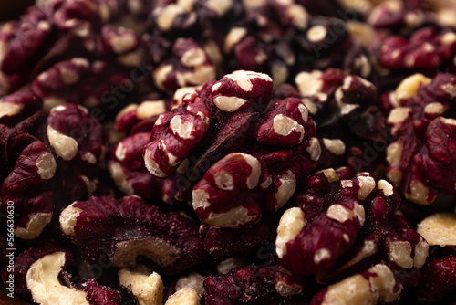 Red walnut, a variety of walnuts that are red in color