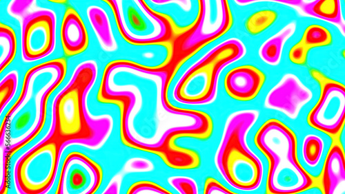 3d illustration colordul water pattern, texture. abstract chaotic pop art water surface pattern. great for summer background