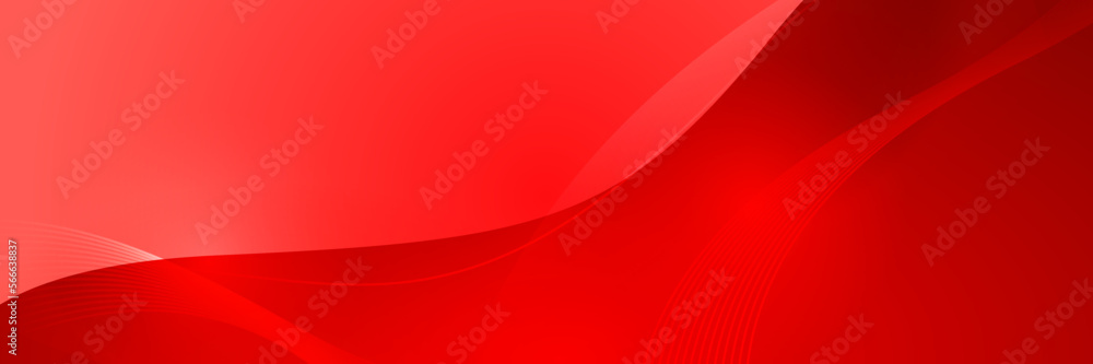 Modern abstract red banner Modern abstract red banner