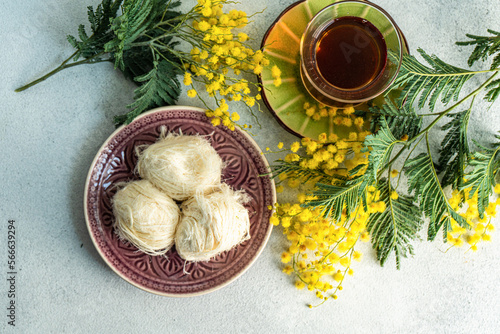 Turkish delight and tea