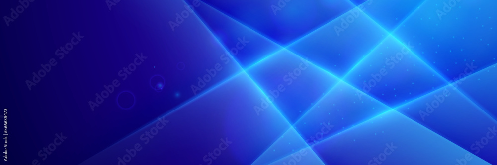 Abstract blue banner background poster with dynamic technology network. Vector illustration. Abstract blue banner background poster with dynamic technology network. Vector illustration.