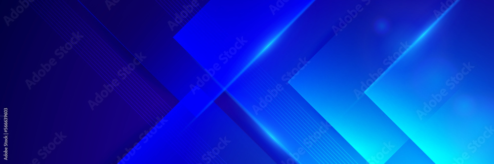 Modern blue abstract banner background Modern blue abstract banner background