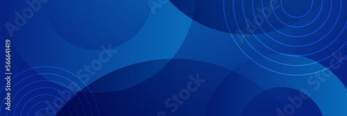 Dark Blue Graphic Banner Background. Lines Growing Elegant Shine Spark. Luxury Premium Corporate Abstract Design Template.