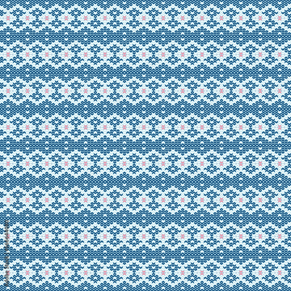 seamless knitted pattern with stripes