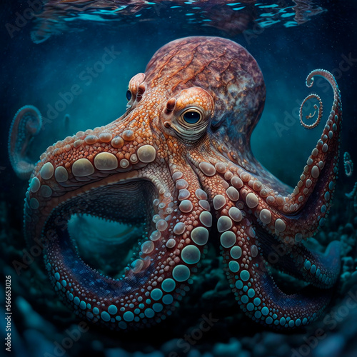 octopus in the sea © Irina