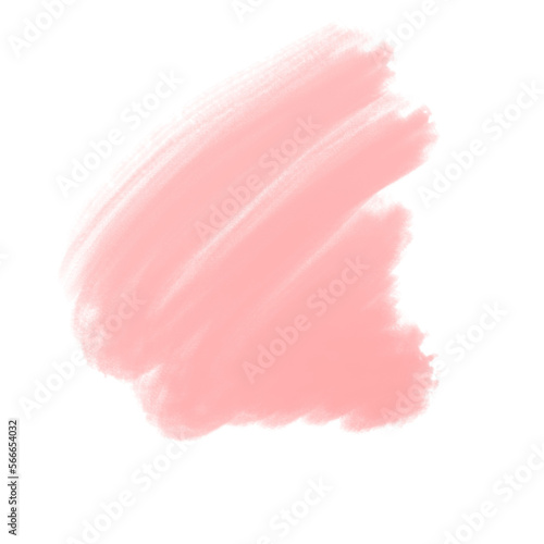 pink trace brush paint stain