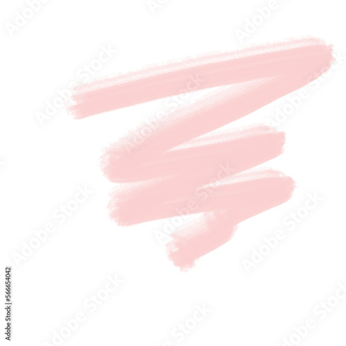 pink trace brush paint stain