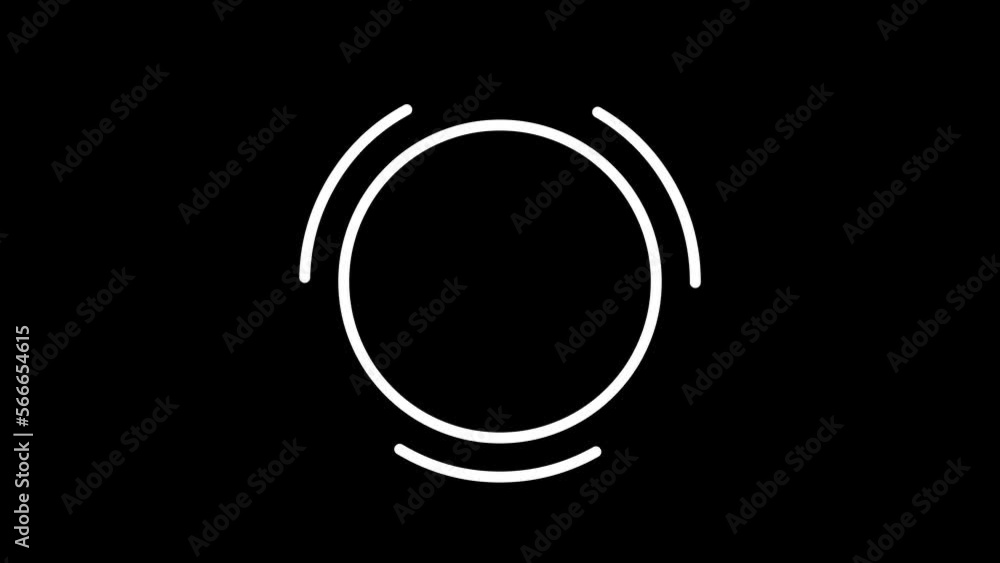 Motion Graphic design elements in alpha channel, Pop-up line animation, Rotating circle Motion Graphic design elements in alpha channel, Pop-up line animation, Rotating circle