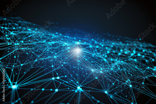 Communication technology internet business. Global world network and telecommunication on earth cryptocurrency and blockchain generative ai