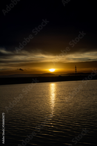sunset over the river © Gabriel