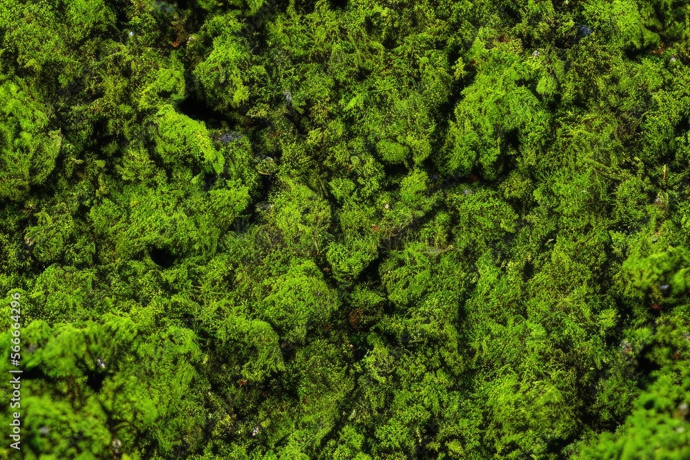 High-Resolution Image of Green Moss Texture Background, Showcasing the Natural Beauty and Textural Detail of Moss, Perfect for Adding a Fresh and Organic Element to Any Design Project