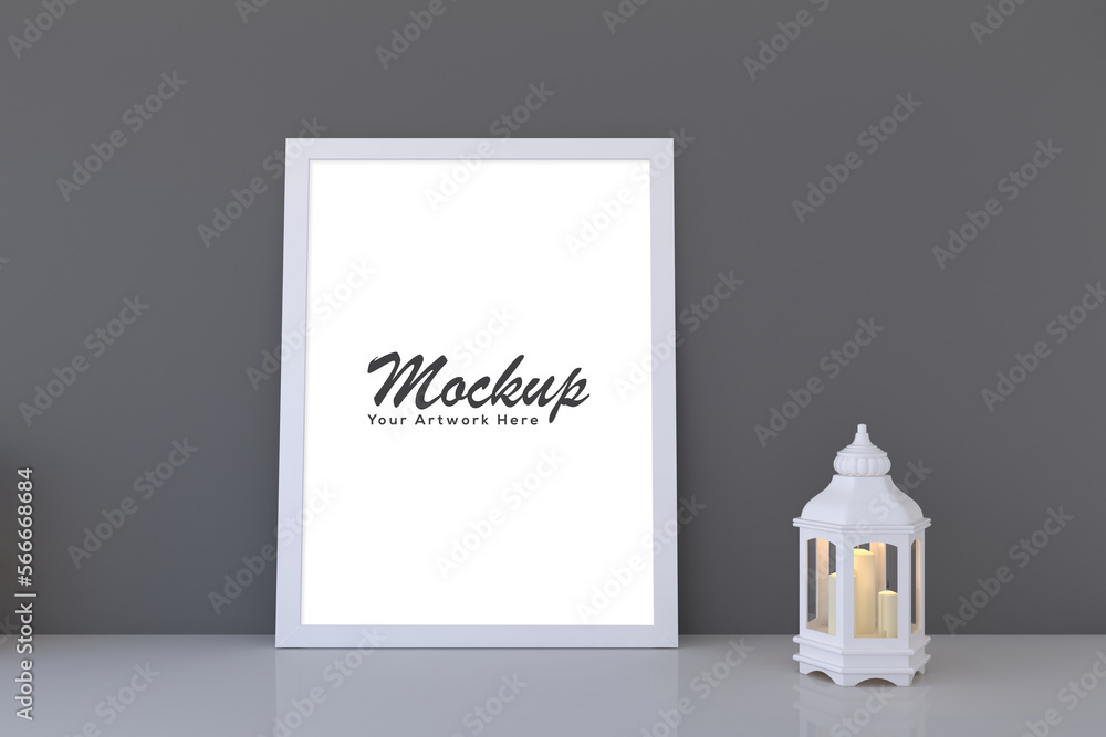 Photo frames isolated on the wall creative mood board frames mockup, Photo frames mockup on the white shelf with books, artwork presentation, boho style decorations, wooden shelf. 3d rendering Photo frames isolated on the wall creative mood board frames mockup, Photo frames mockup on the white shelf with books, artwork presentation, boho style decorations, wooden shelf. 3d rendering