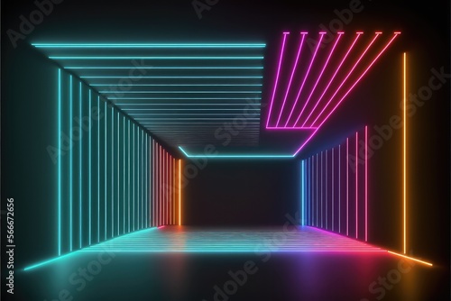Neon Cyberpunk Background