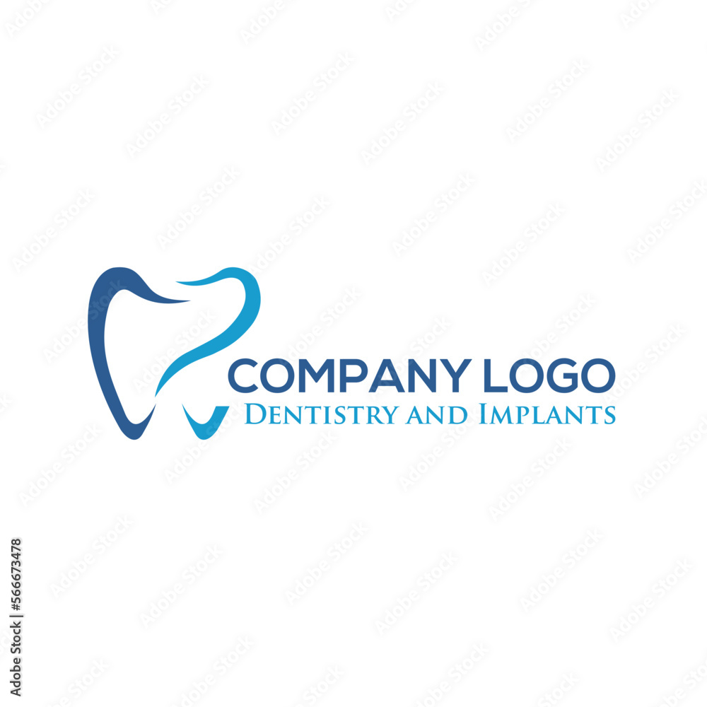 Dental logo design with vector file. Dental logo design with vector file.