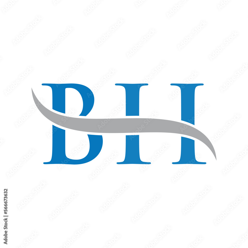 Unique BH logo with vector file. Unique BH logo with vector file.
