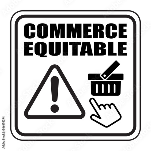 Logo commerce équitable.