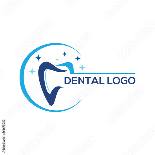 Dental logo design with vector file.