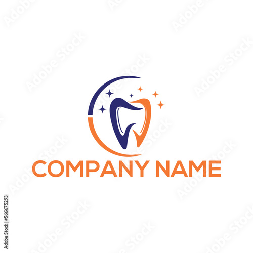 Dental logo design with vector file.