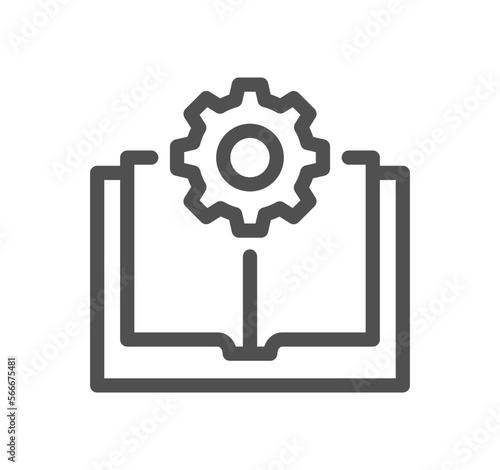 Setting and controls related icon outline and linear vector.