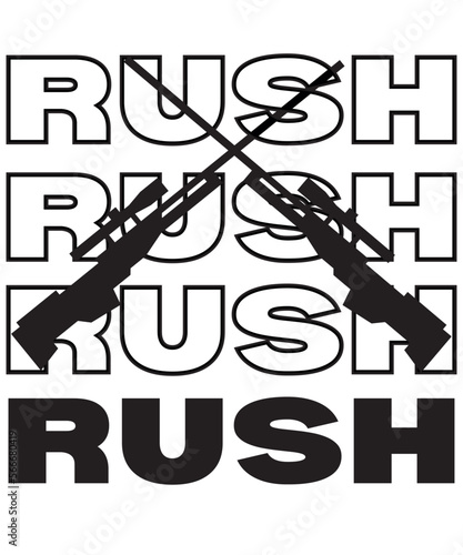 retro Rush gamer t shirt design and template