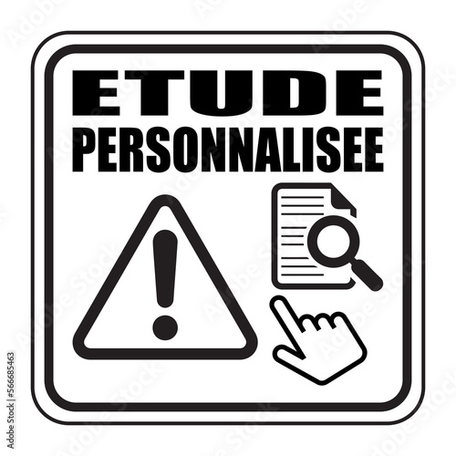 Logo étude personnalisée.