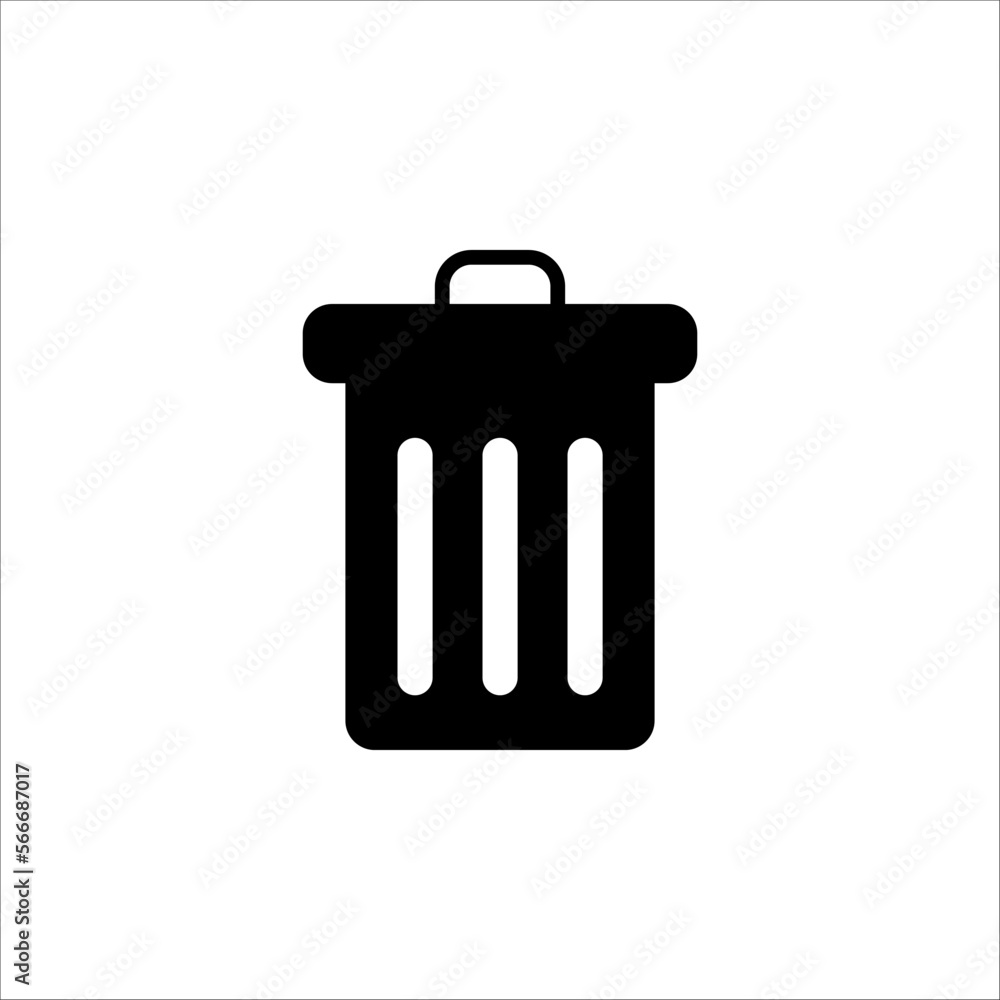 Delete icon, flat design style isolated on white background Delete icon, flat design style isolated on white background