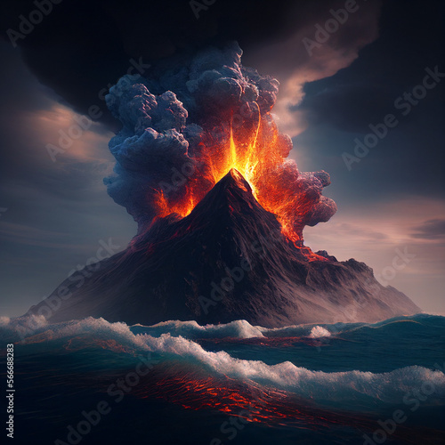 volcano eruption 