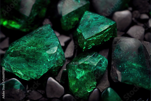 green gemstones