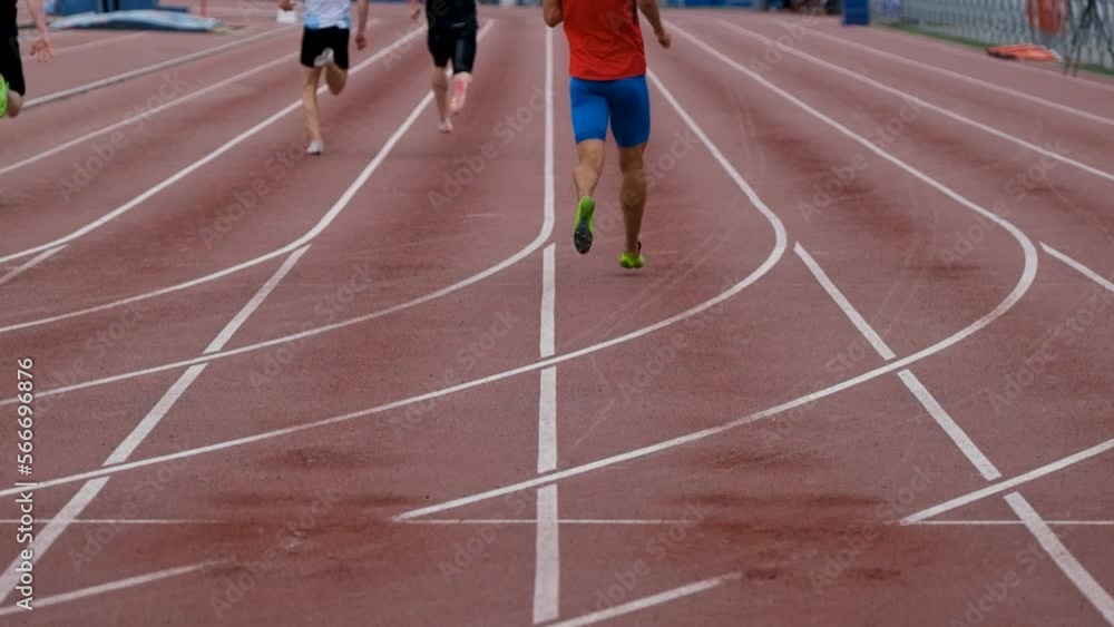 athlete runner was injured during sprint race athlete runner was injured during sprint race