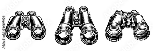 Set of binoculars