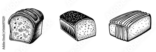 Illustrations of bread