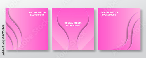 pink social media post background