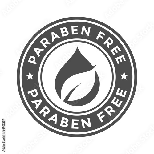 Paraben vector logo or badge template