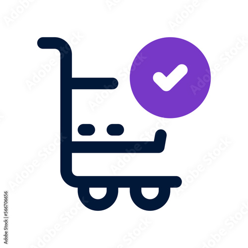 shopping cart icon for your website, mobile, presentation, and logo design.