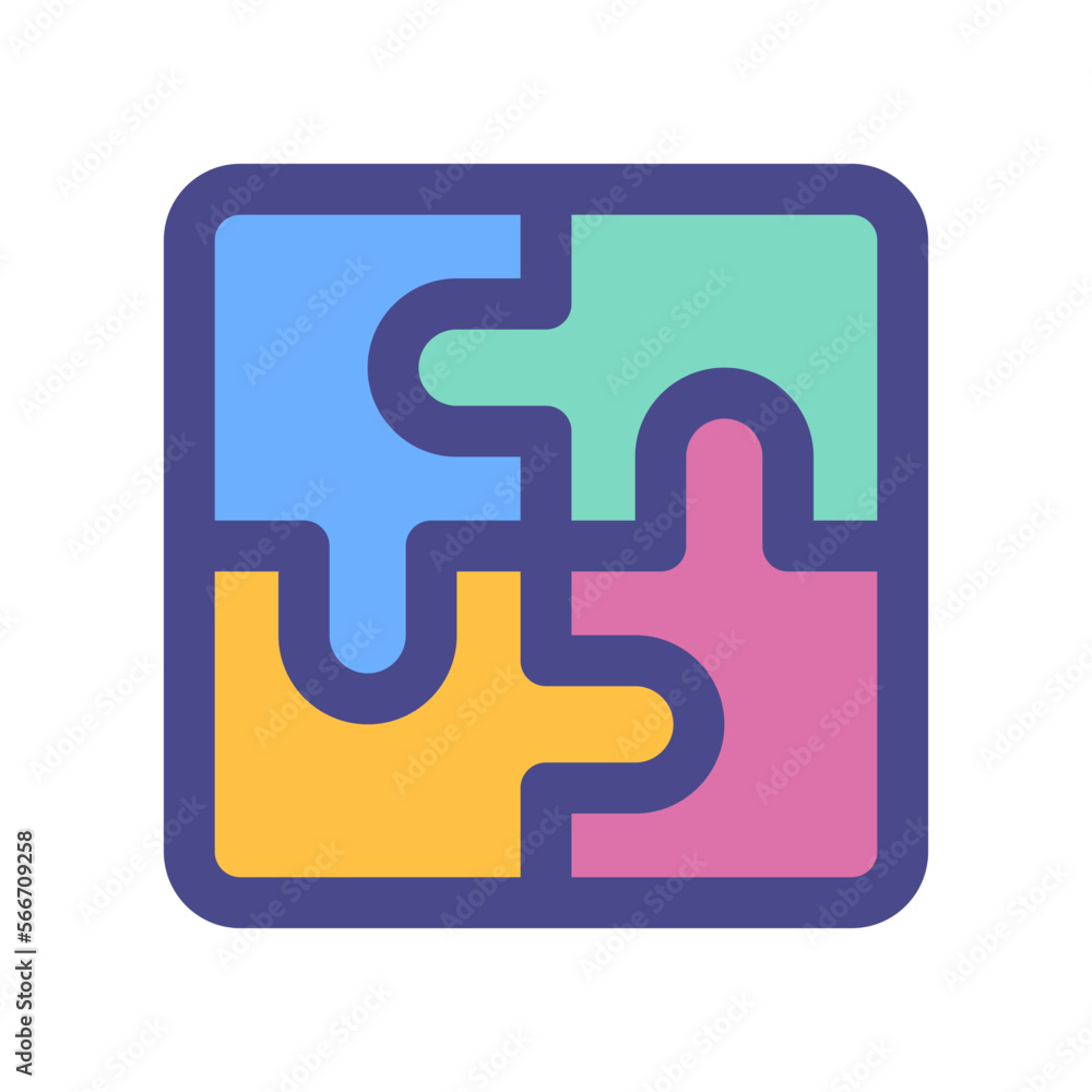 puzzle icon for your website, mobile, presentation, and logo design.